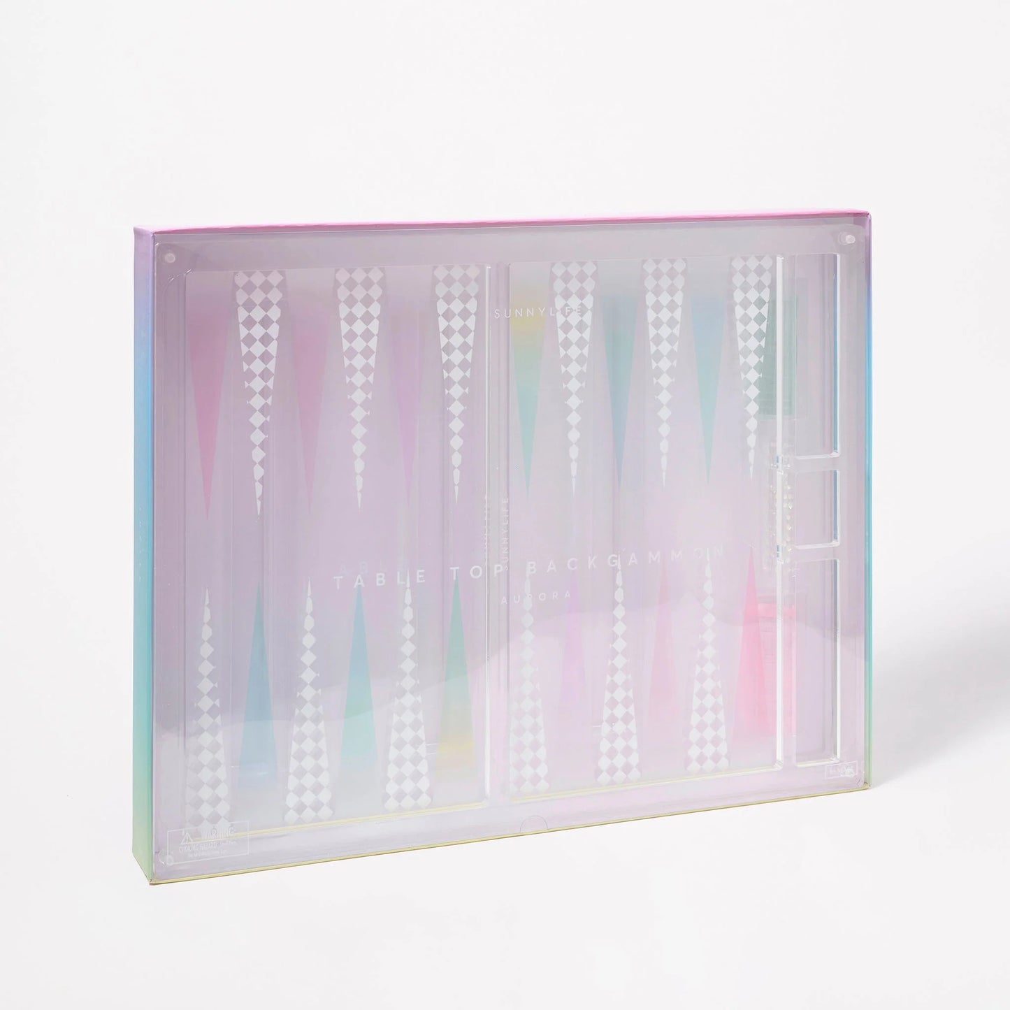 Lucite Table Top Backgammon