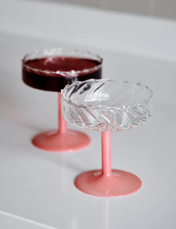 Coupe Twirl Pink Set Of 2