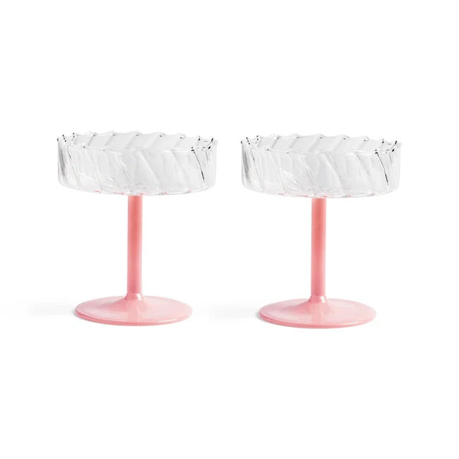Coupe Twirl Pink Set Of 2