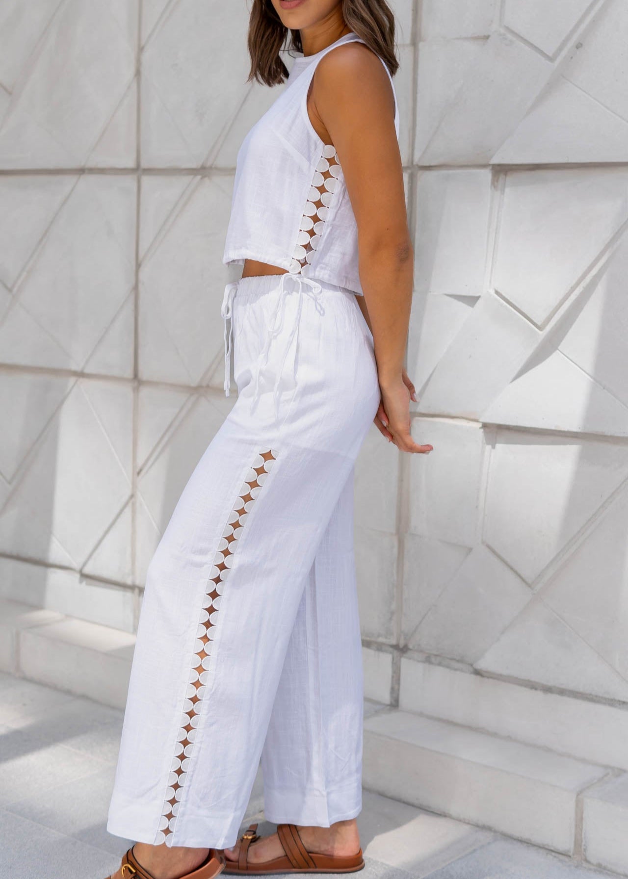Set Lino Blanco
