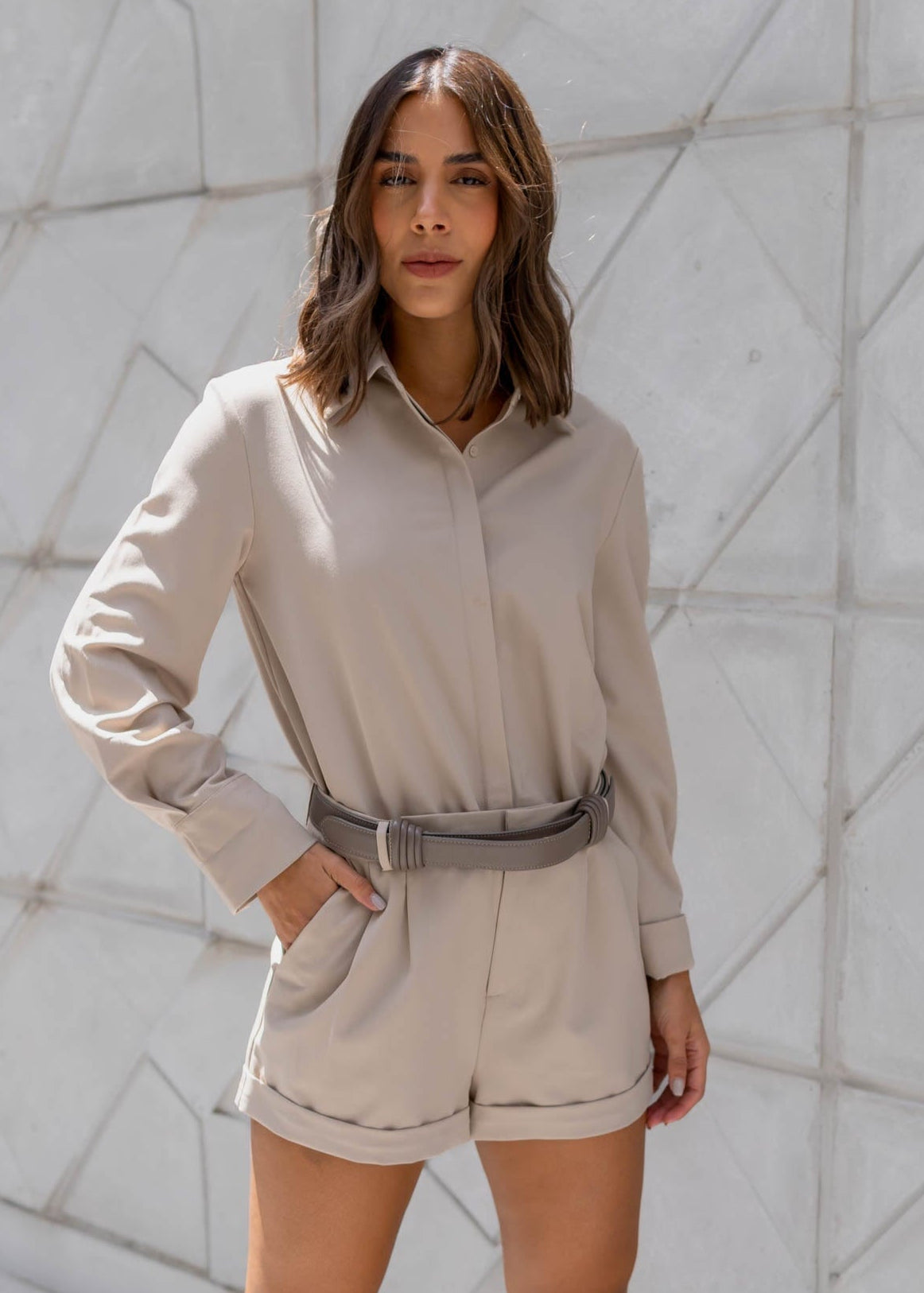 Braga Corta Beige