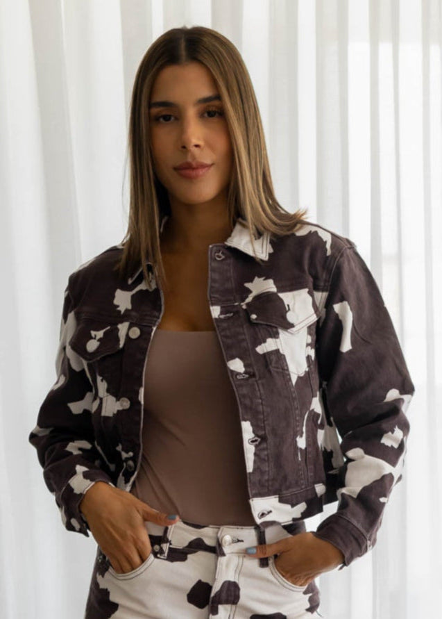 Chaqueta Print Cow