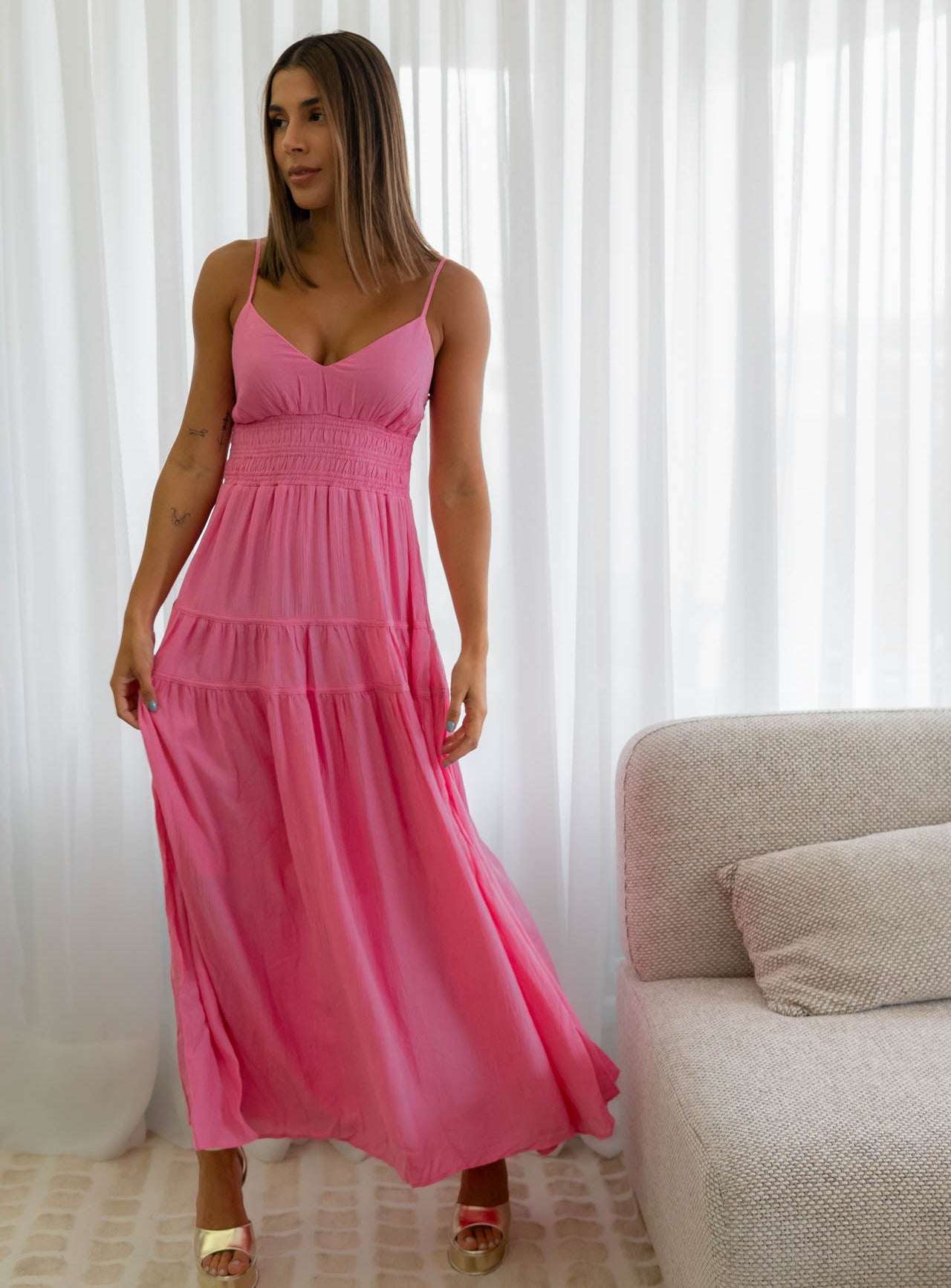 Vestido Fucsia