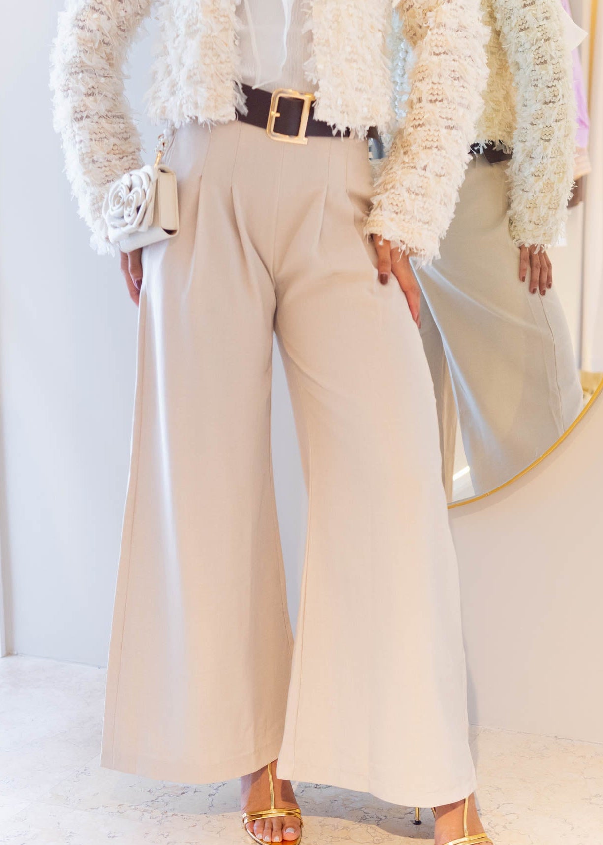 Pantalon de Vestir Cinturon