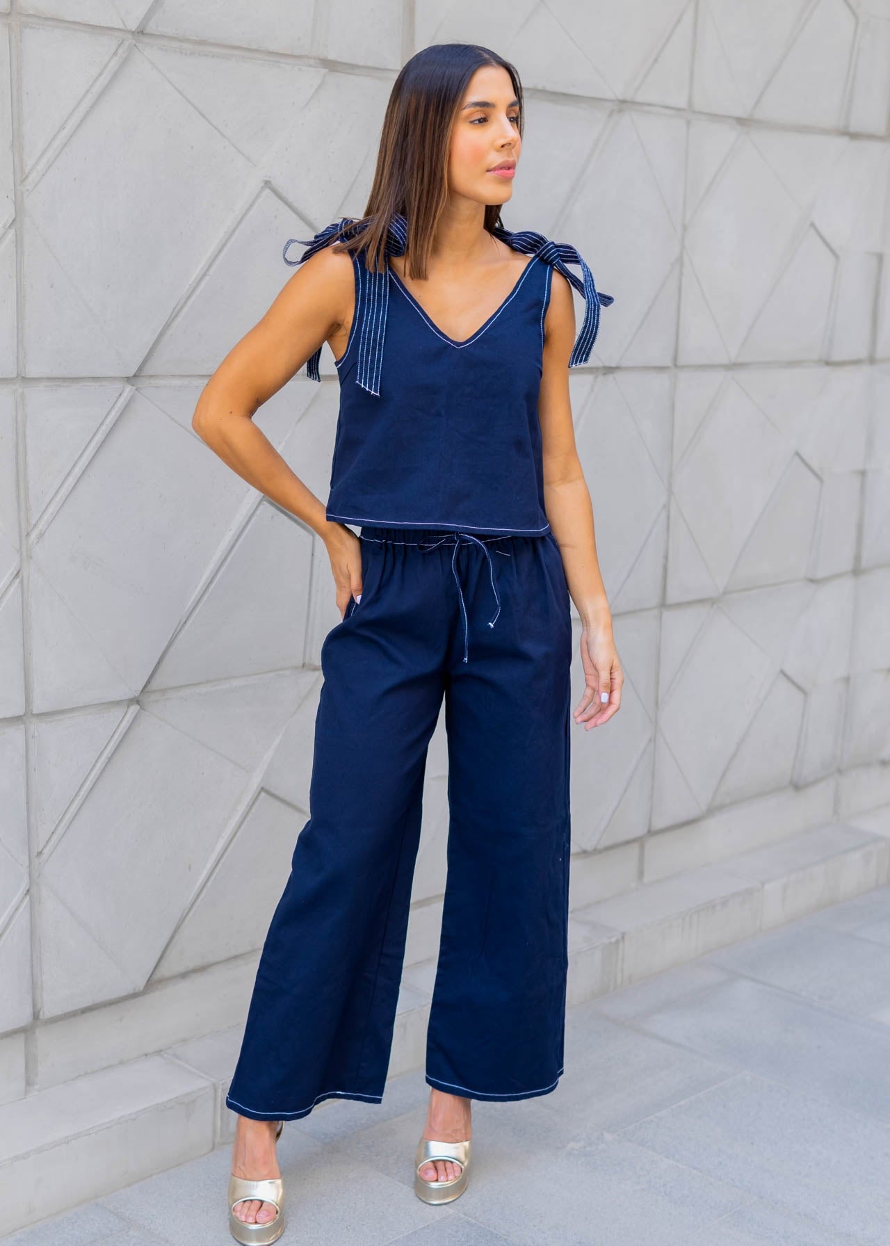 Set Jean Azul Oscuro