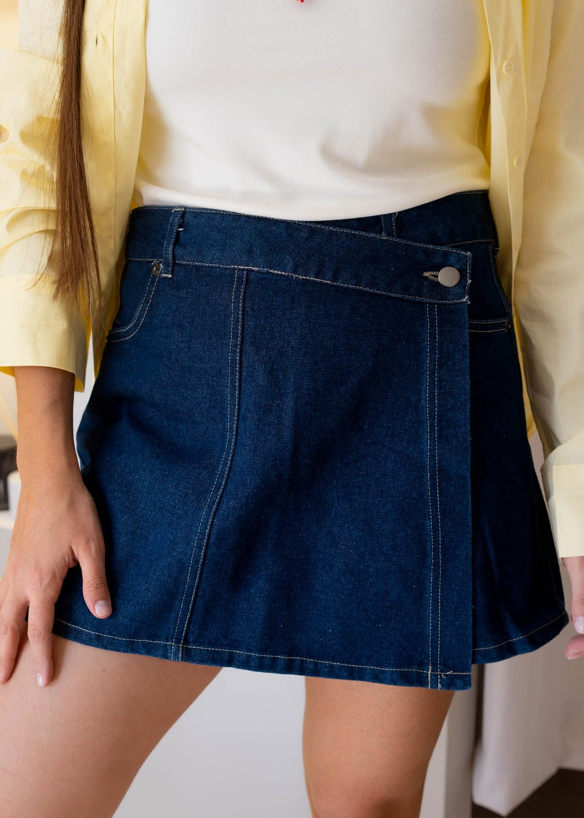 Falda/Short Jean