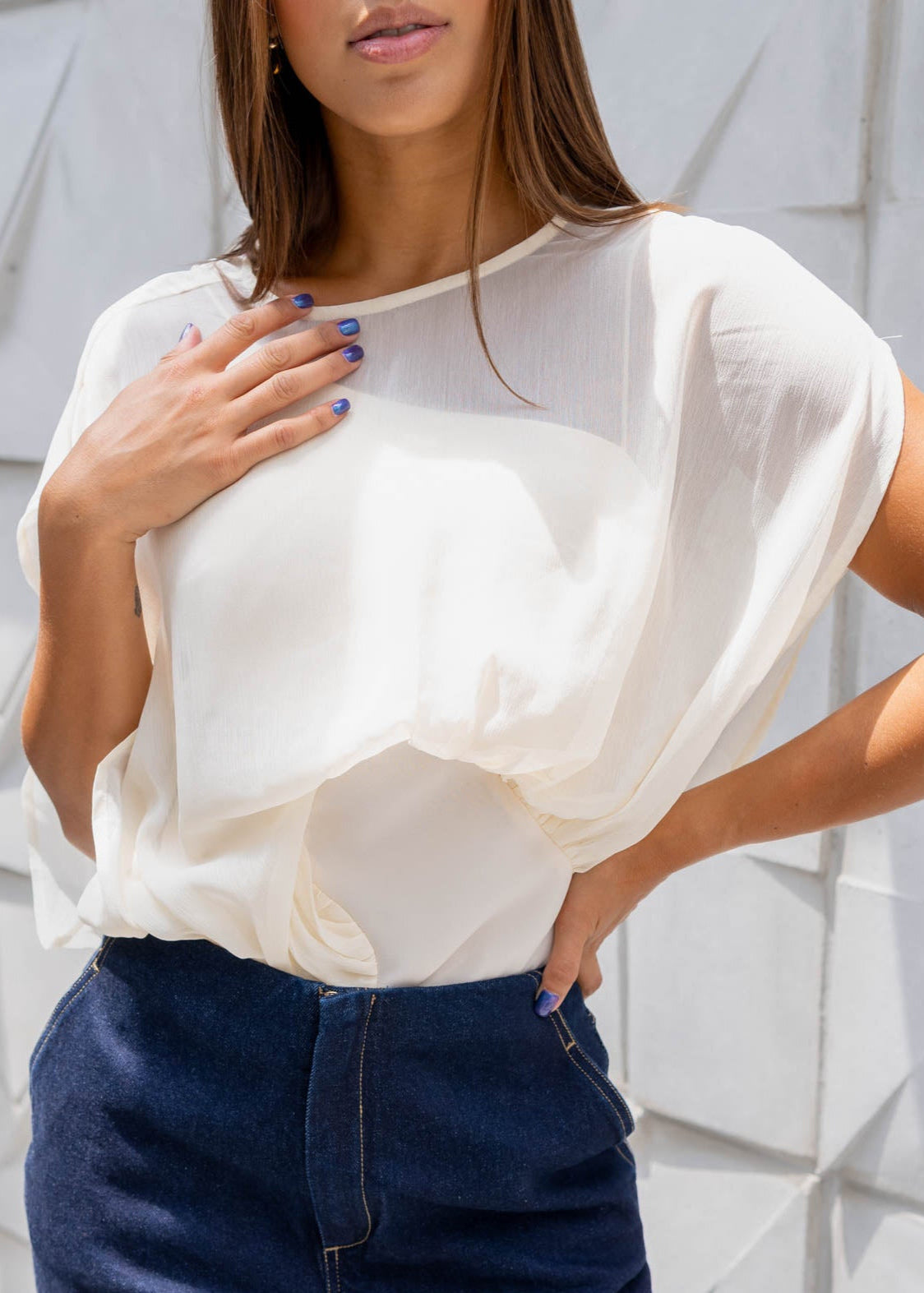 Blusa Limon Doble Chifon