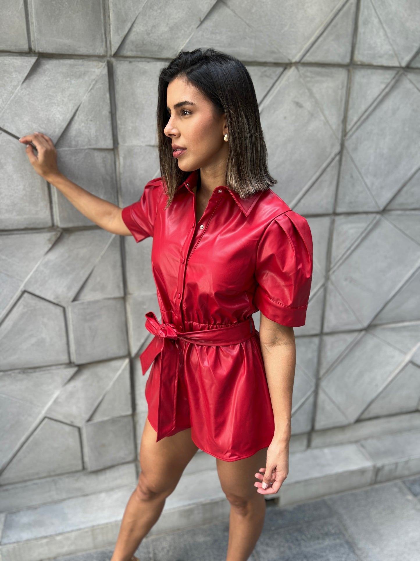 Braga Corta Cuerina Roja
