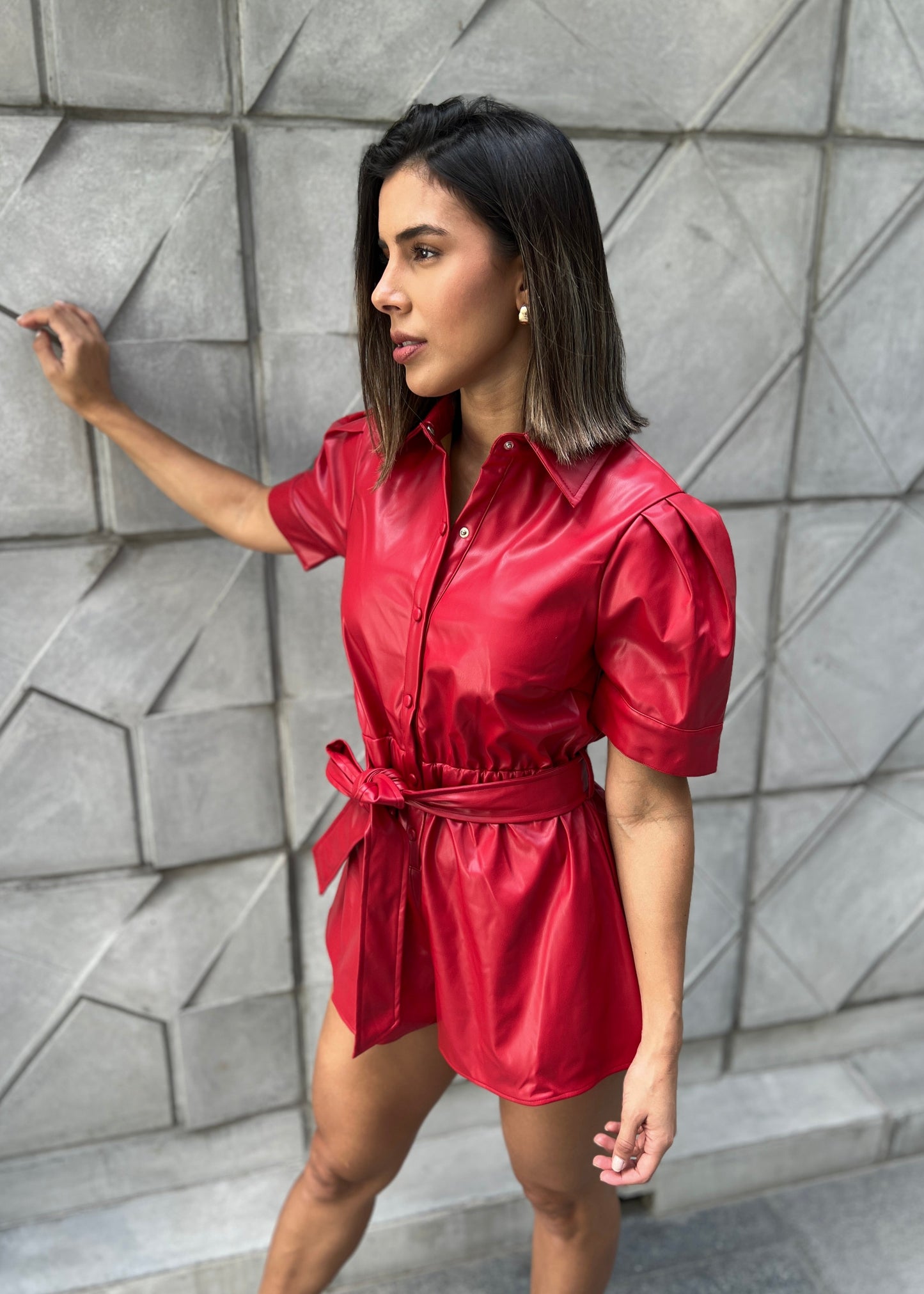 Braga Corta Cuerina Roja