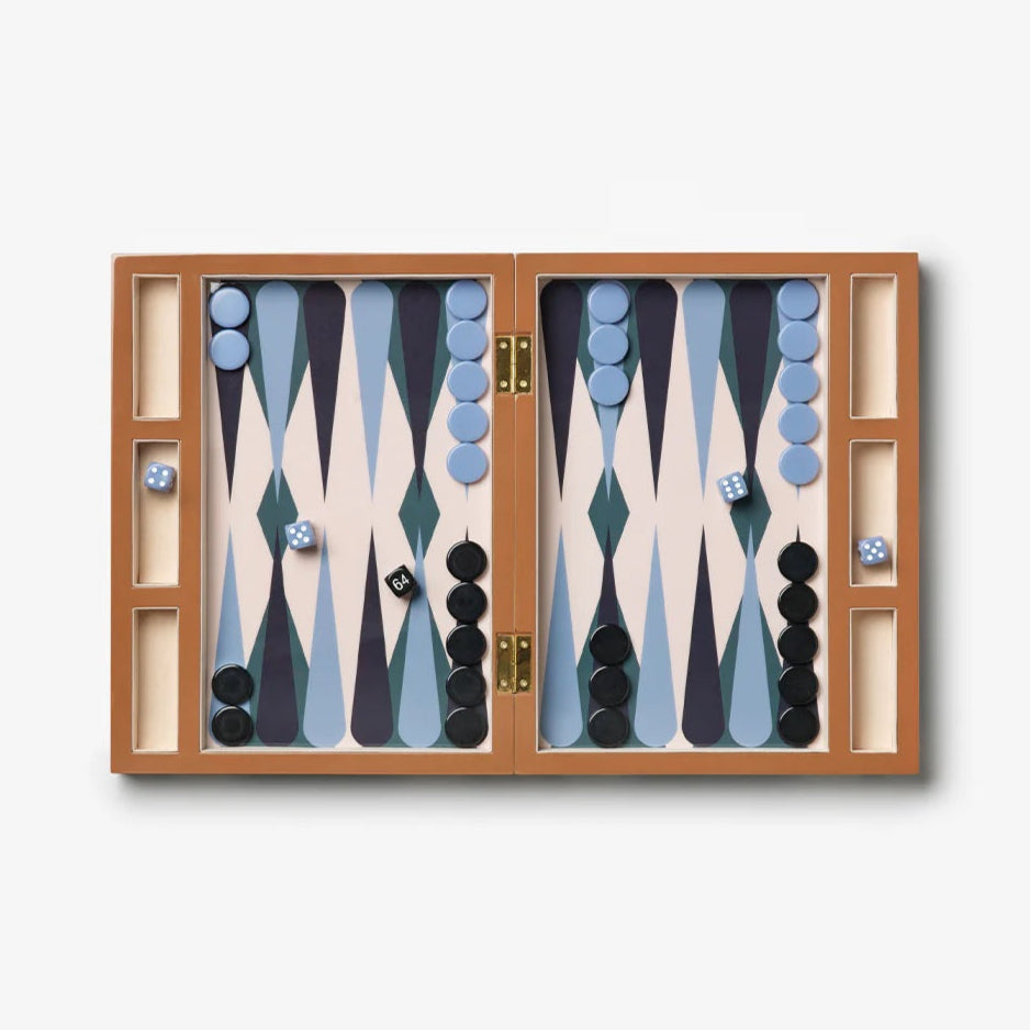 Lacquered Backgammon