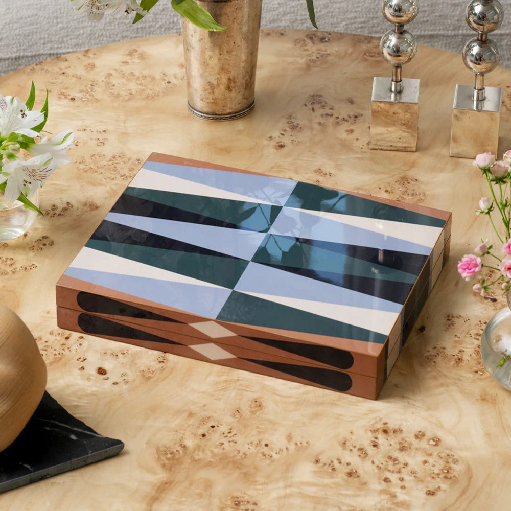 Lacquered Backgammon