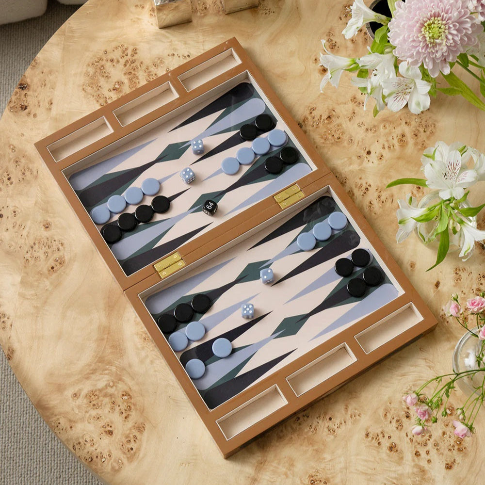 Lacquered Backgammon