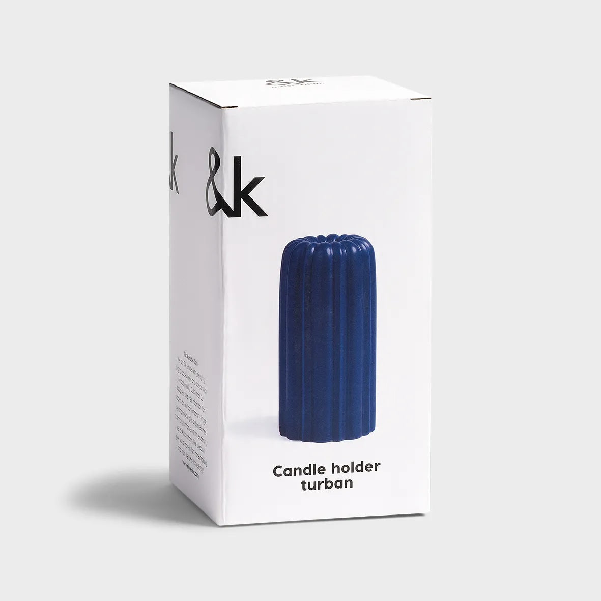 Candle Holder Turban Dark Blue