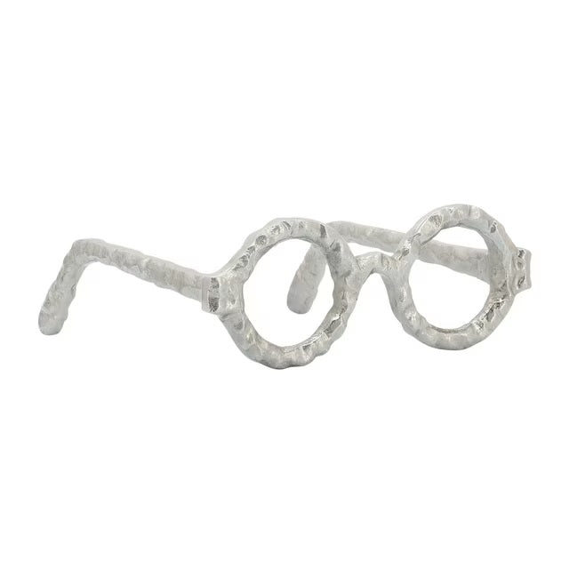 Glasses Aluminum Sculpture