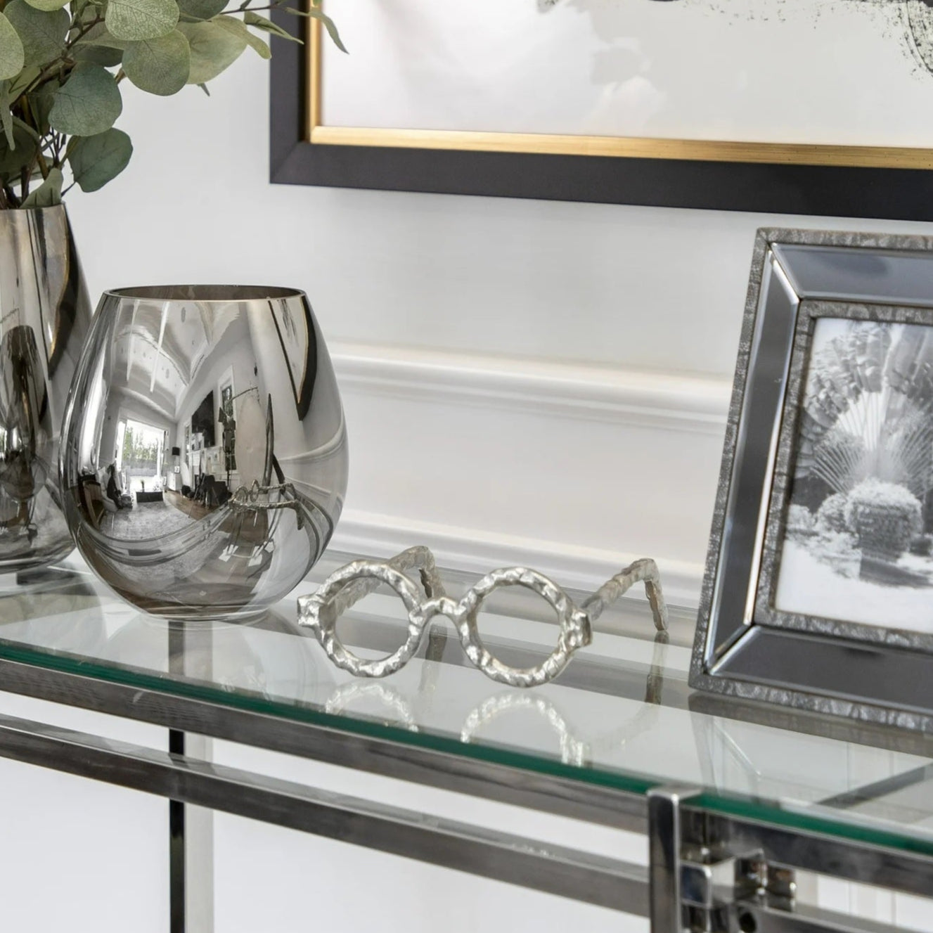 Glasses Aluminum Sculpture