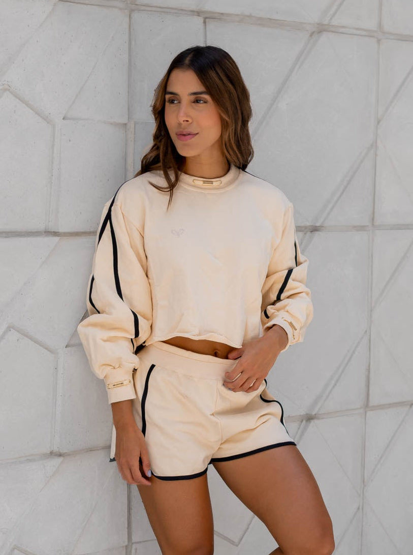 Set Short Sport Beige