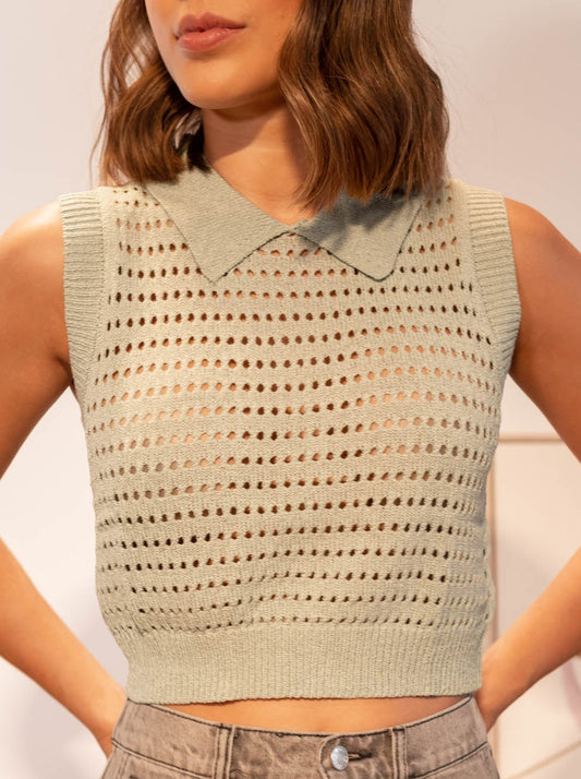 Blusa Tejida Verde