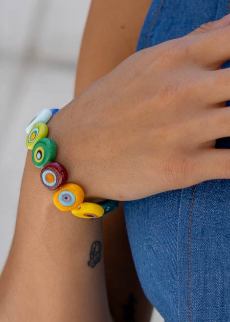 Pulsera Ojos Colores