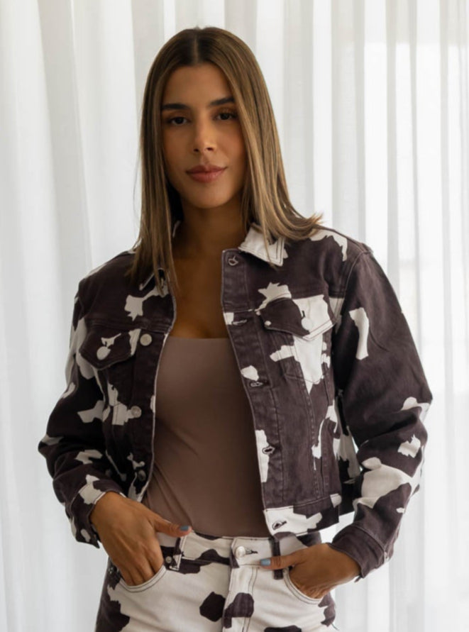 Chaqueta Print Cow