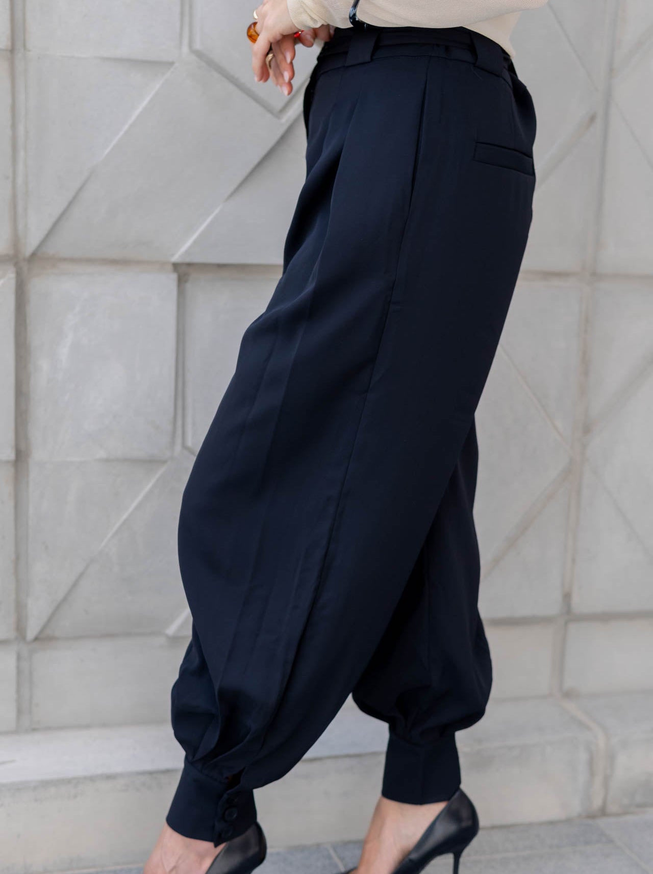 Pantalon Tipo Aladdin Negro