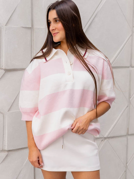 Sueter Oversize Rayas