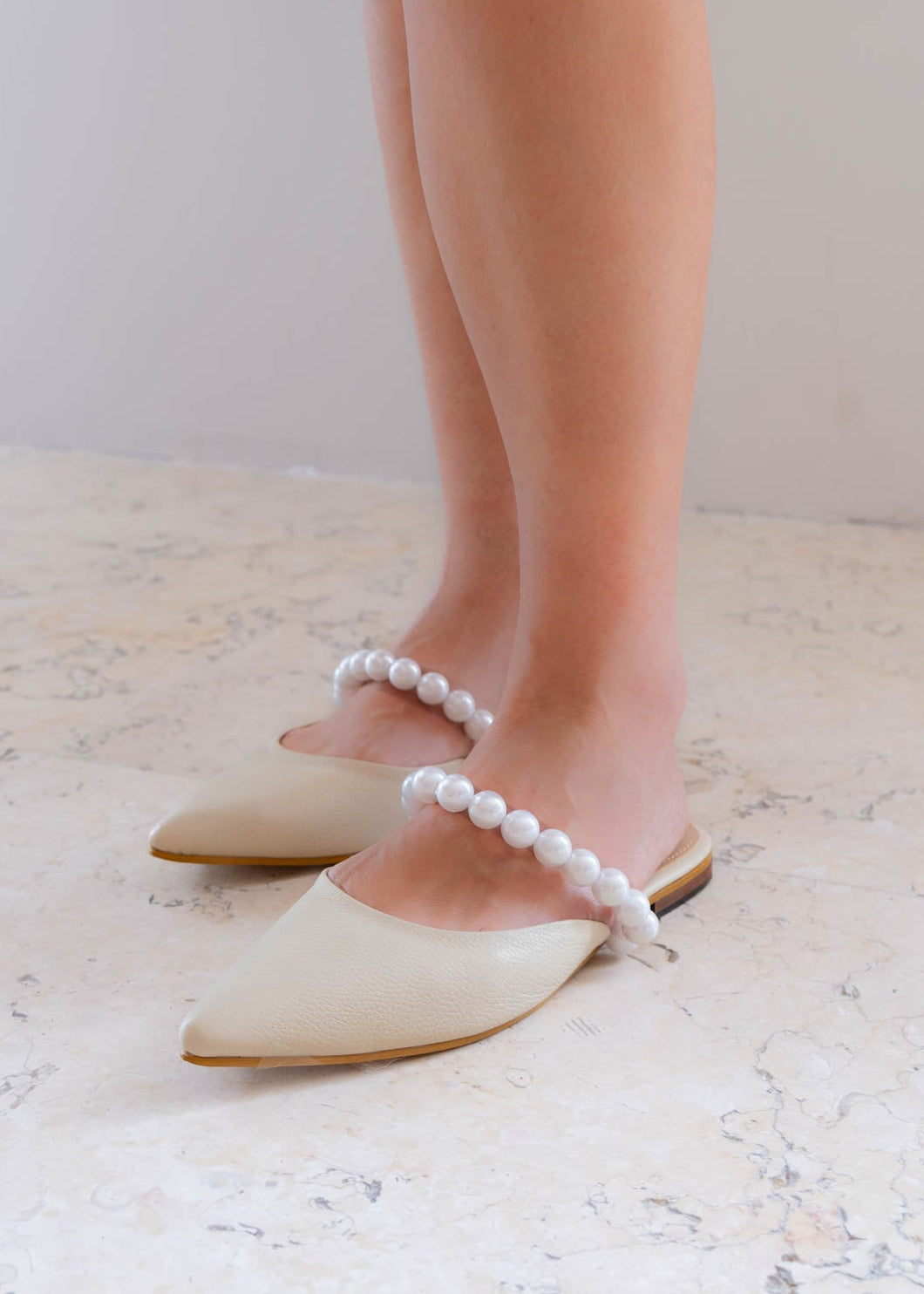 Sandalia Luzard Perlas