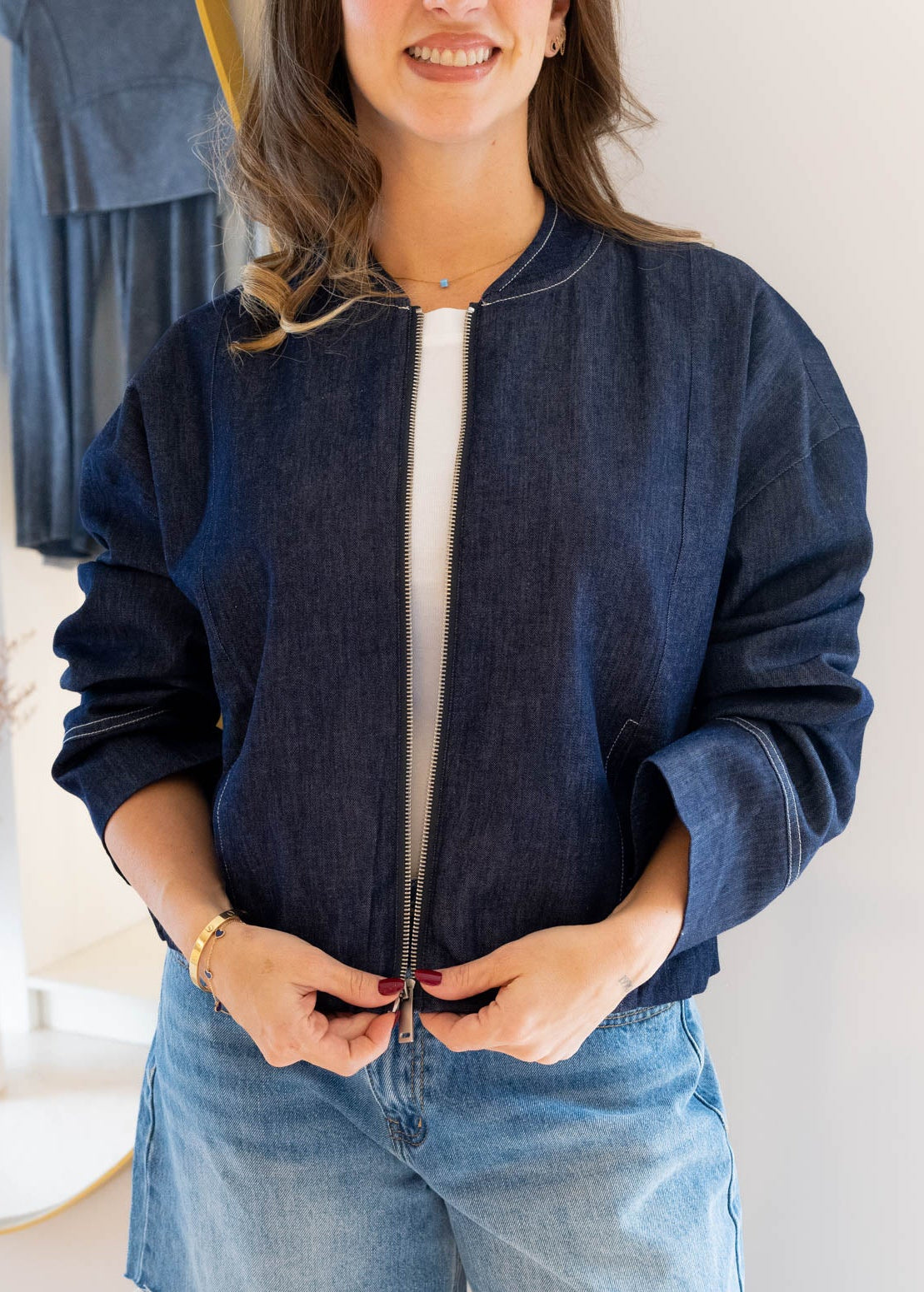 Chaqueta Jean Oscuro