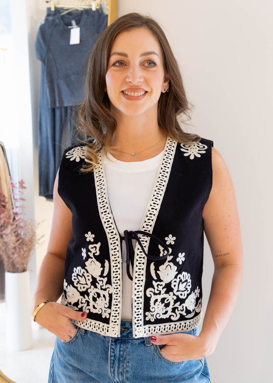 Chaleco Bordados