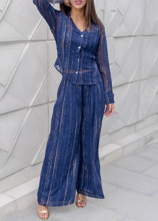 Set Azul Transparencia Brillitos