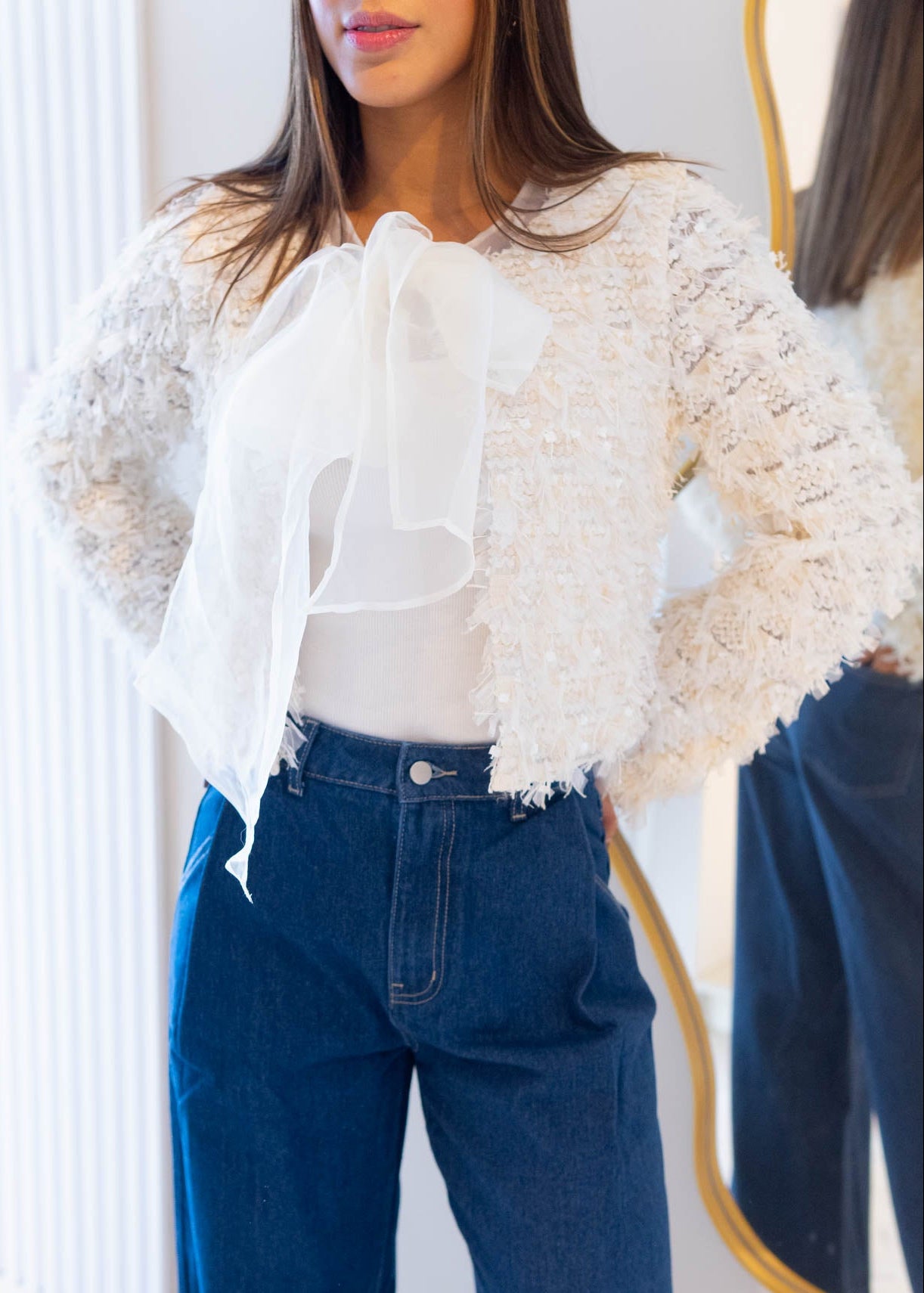 Chaqueta Lazo Organza