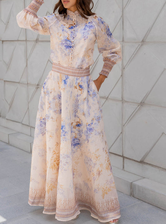 Set Falda Flores