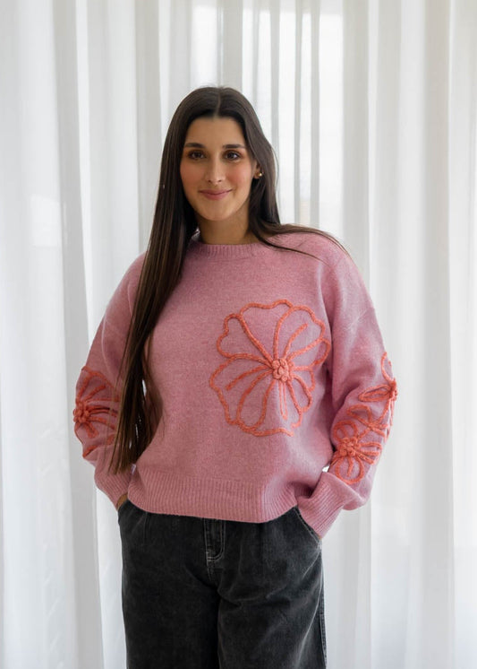 Sueter Rosa Detalles