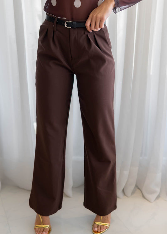 Pantalon Pinza Con Correa