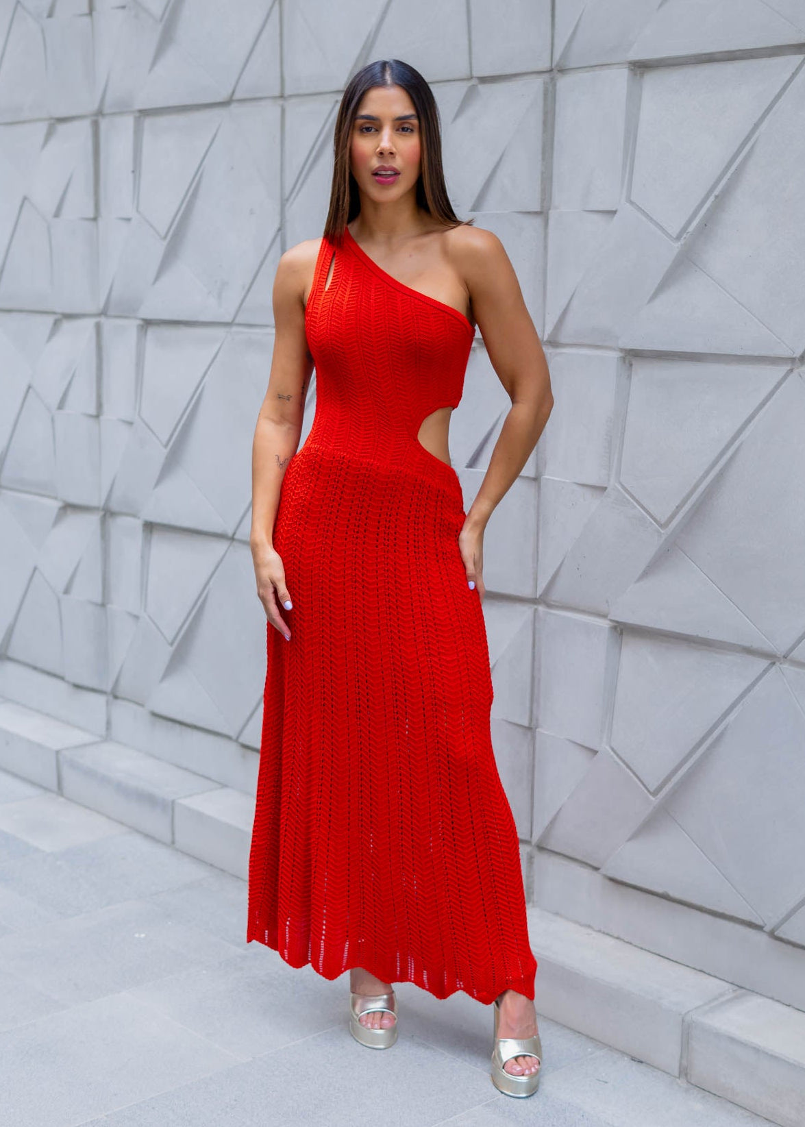 Vestido Esquia Rojo