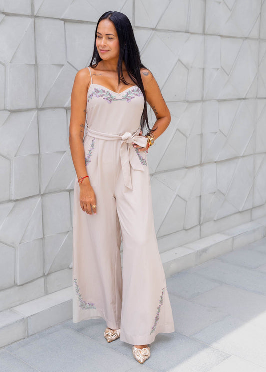 Braga Beige Detalles Flores