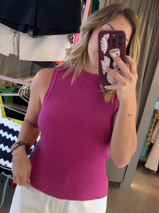 Top Olga Fucsia