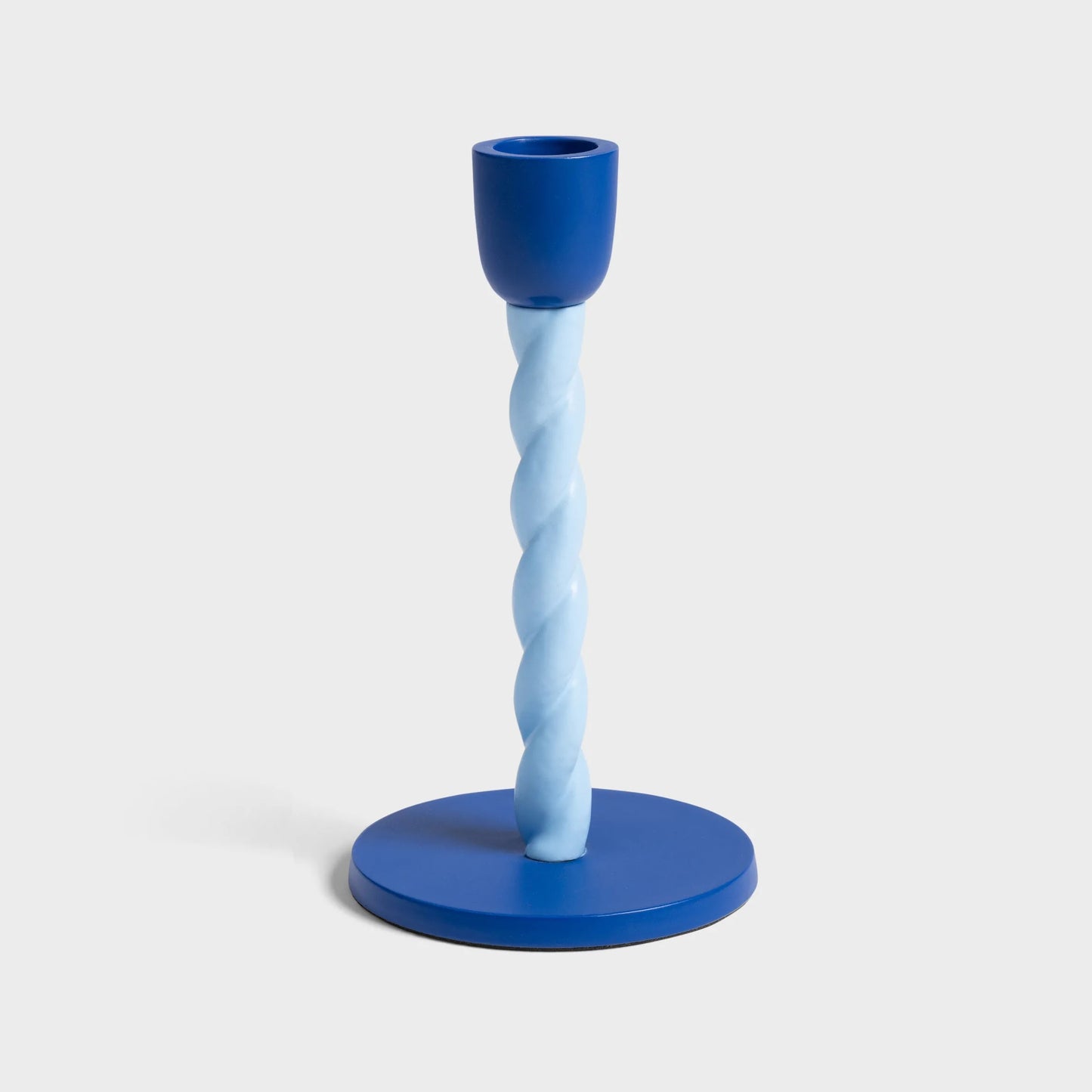 Candle Holder Helix Blue