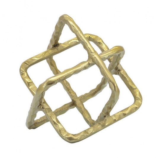 Metal Square Orbs - Gold