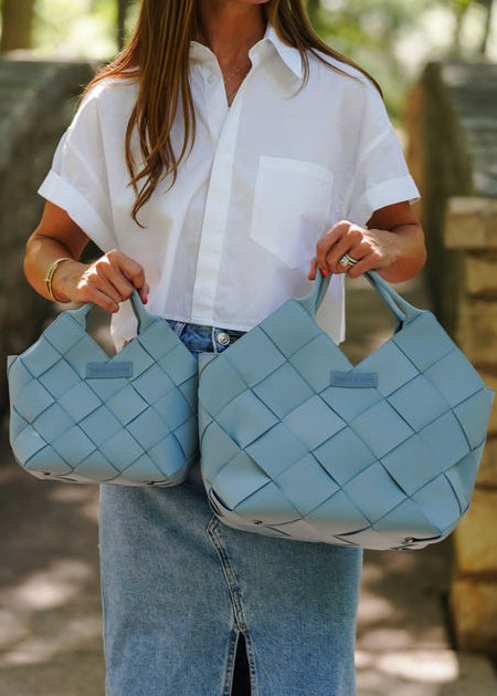 Cartera Dallas Grande Azul Celeste