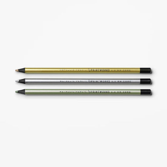 Pencils, Metallic 3 pack